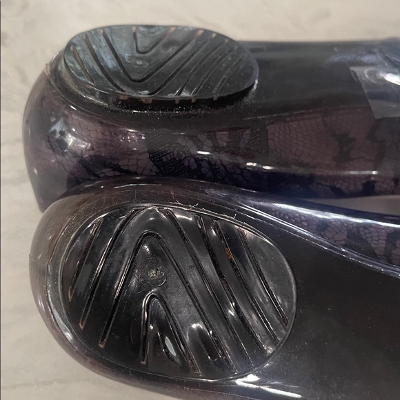 Charles Albert purple plum ballerina jelly flats size 8 - Picture 9 of 15